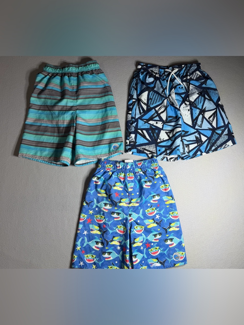 Laguna Swin Trunks/Shorts Boy’s Size 7 Bundle Of 3